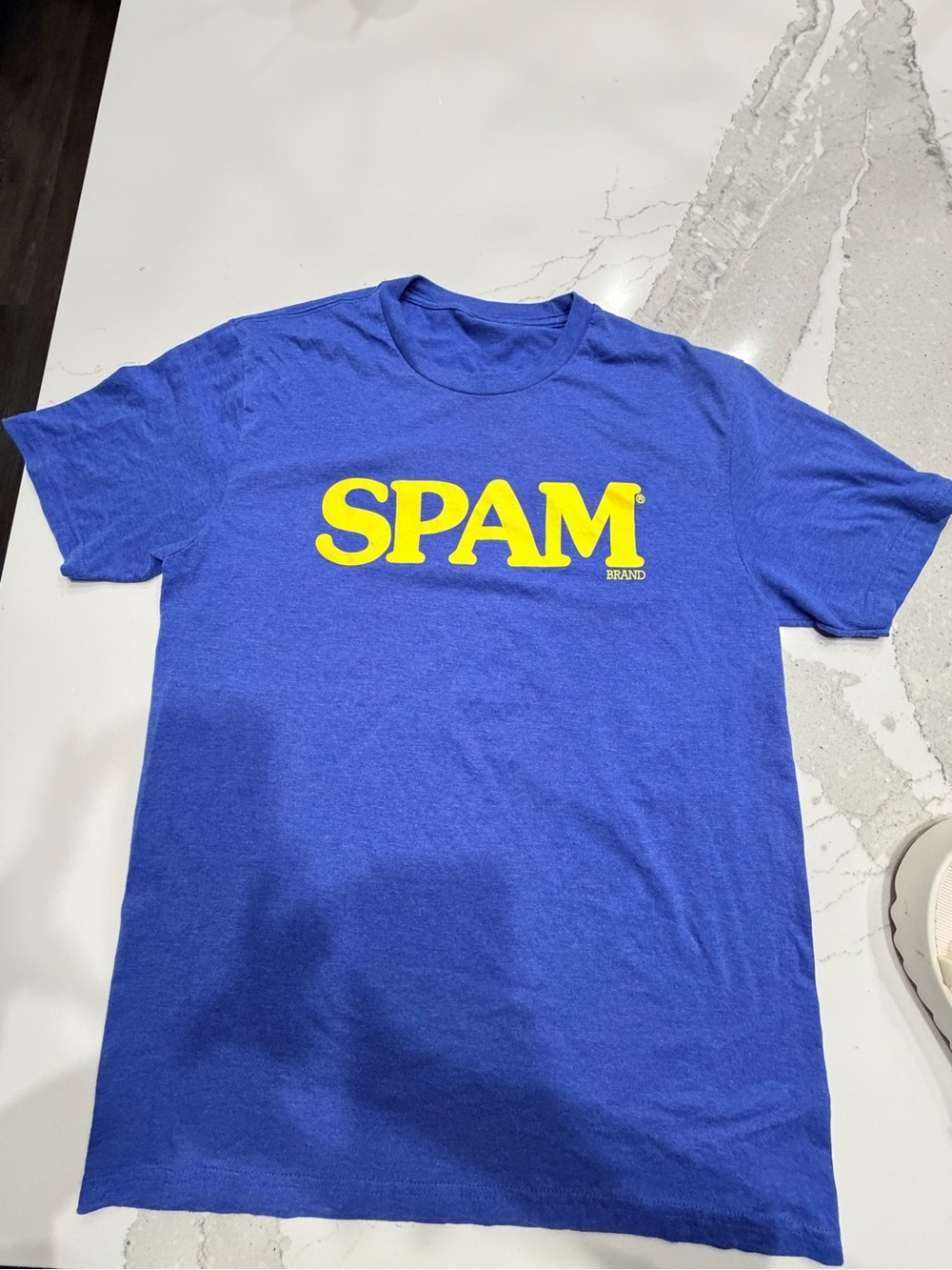 Brand Men's Blue Logo T-Shirt